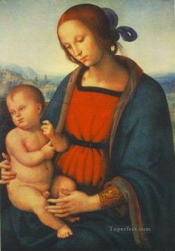 マドンナと子供 1501年 ルネサンス ピエトロ・ペルジーノ Oil Paintings